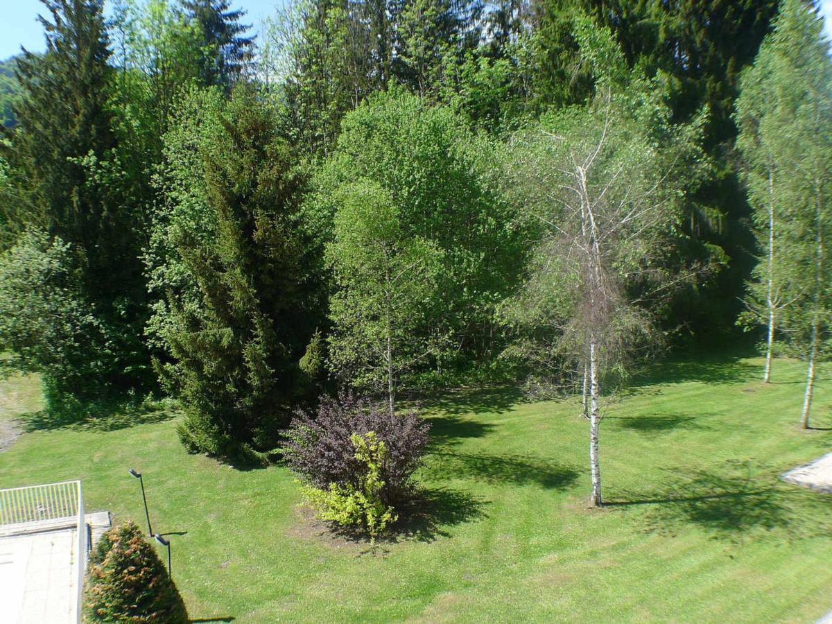 Studio Mansarde Avec Balcon, Piscine Et Parking Souterrain A Samoens - Fr-1-629-92 Dış mekan fotoğraf